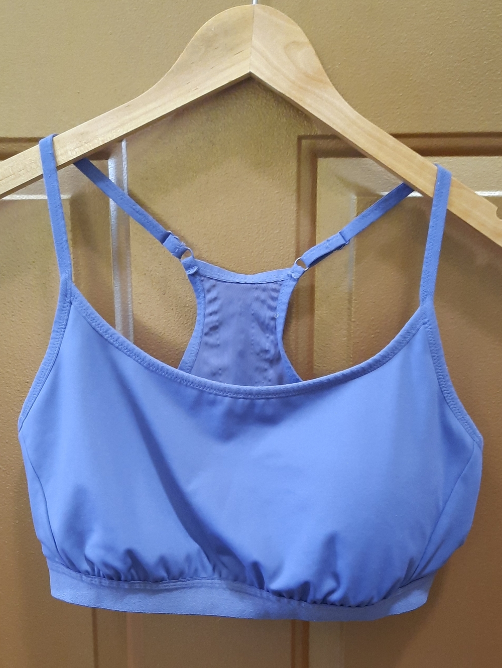 Duluth Trading Co Light Blue Racerback Sports Bralette